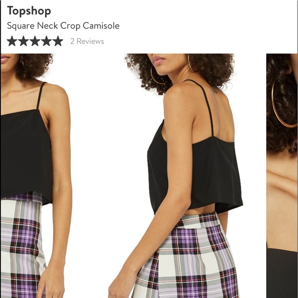 TOPSHOP* LIKE NEW Crop Top - Picture 3 of 3